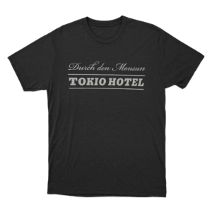 Durch Den Monsun Tokio Hotel Unisex T Shirt Black