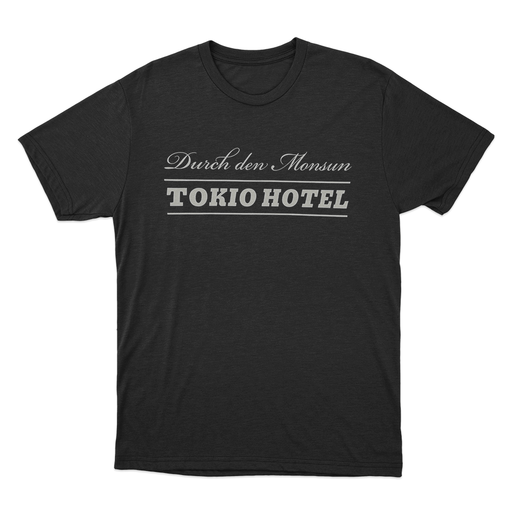 Durch Den Monsun Tokio Hotel Unisex T Shirt Black Durch Den Monsun Tokio Hotel Unisex T Shirt Black