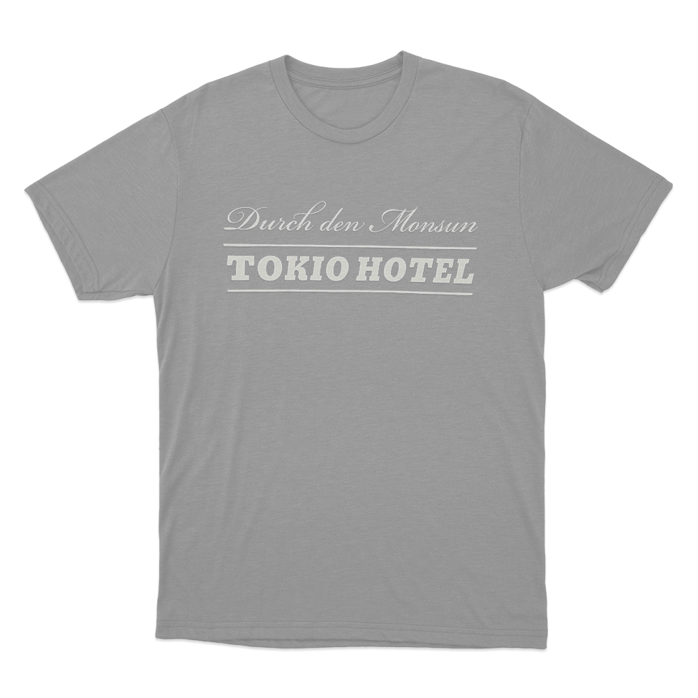 Durch Den Monsun Tokio Hotel Unisex T Shirt Grey Durch Den Monsun Tokio Hotel Unisex T Shirt Grey