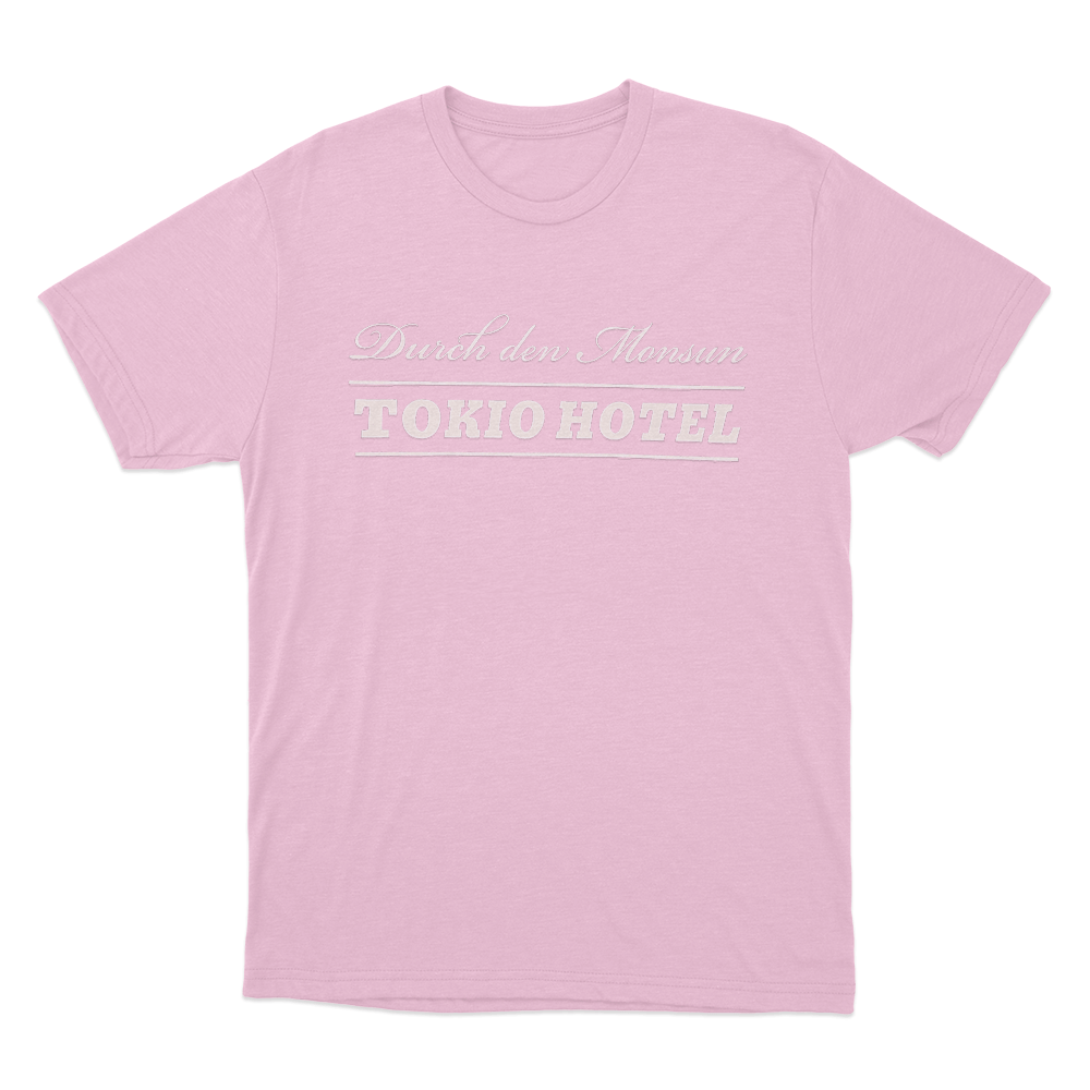 Durch Den Monsun Tokio Hotel Unisex T Shirt Pink Durch Den Monsun Tokio Hotel Unisex T Shirt Pink