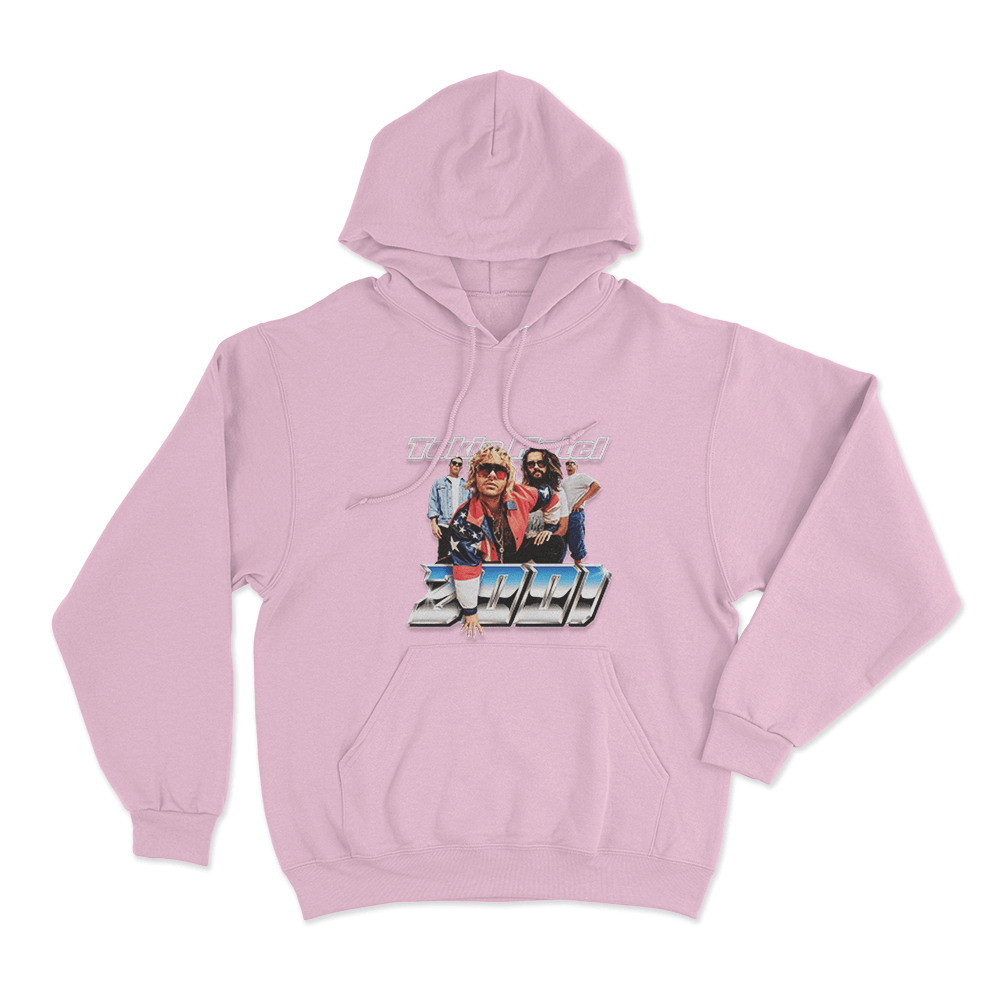 Tokio Hotel 2001 Retro Band Poster Unisex Hoodie Pink Tokio Hotel 2001 Retro Band Poster Unisex Hoodie Pink