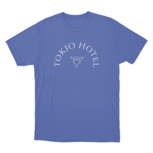Tokio Hotel Arch Logo Unisex T Shirt Blue