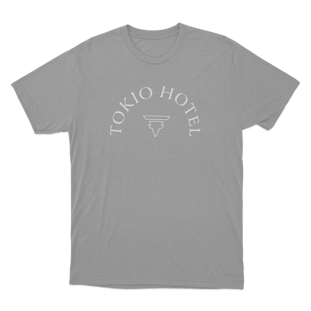 Tokio Hotel Arch Logo Unisex T Shirt Grey Tokio Hotel Arch Logo Unisex T Shirt Grey