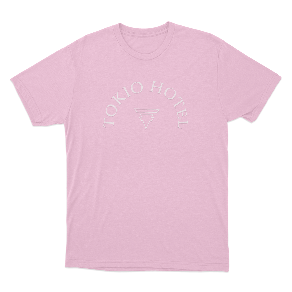 Tokio Hotel Arch Logo Unisex T Shirt Pink Tokio Hotel Arch Logo Unisex T Shirt Pink