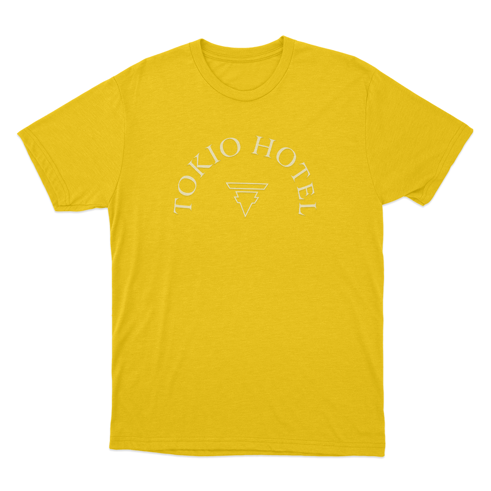 Tokio Hotel Arch Logo Unisex T Shirt Yellow Tokio Hotel Arch Logo Unisex T Shirt Yellow