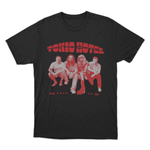 Tokio Hotel Contrast Unisex T Shirt Black