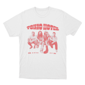 Tokio Hotel Contrast Unisex T Shirt White
