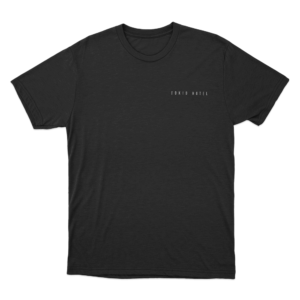 Tokio Hotel Text Logo Unisex T Shirt Black