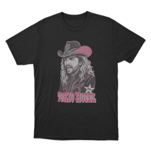 Western Bill Cowboy Portrait Unisex T Shirt Black
