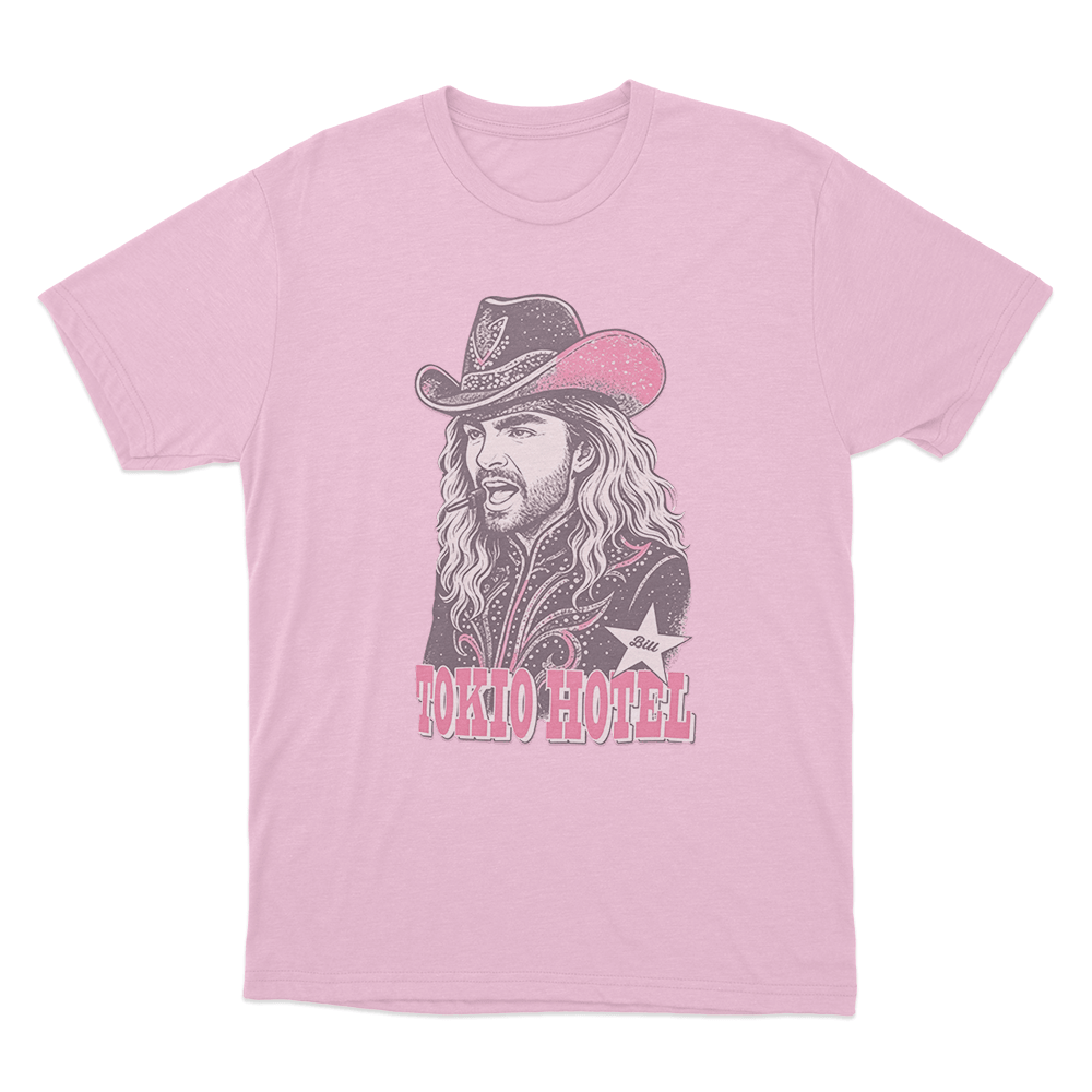 Western Bill Cowboy Portrait Unisex T Shirt Pink Western Bill Cowboy Portrait Unisex T Shirt Pink