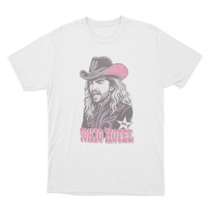 Western Bill Cowboy Portrait Unisex T Shirt White