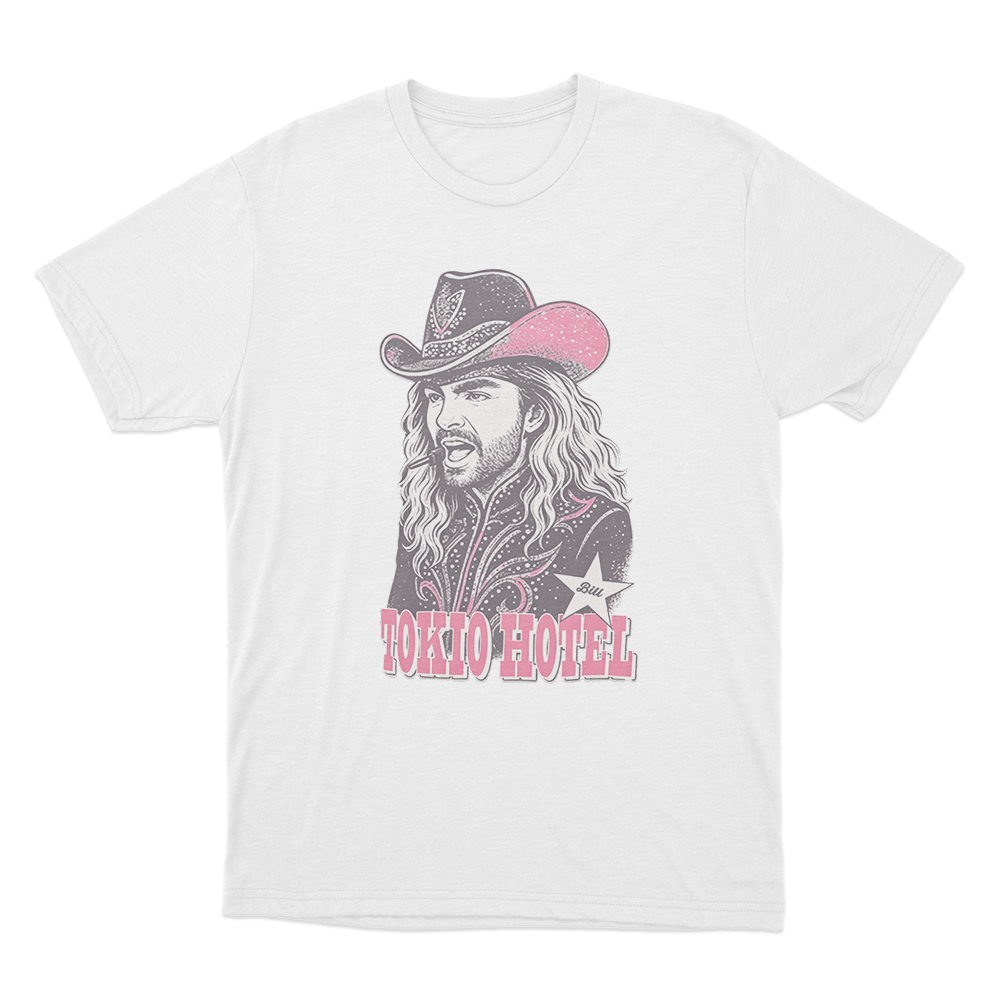 Western Bill Cowboy Portrait Unisex T Shirt White Western Bill Cowboy Portrait Unisex T Shirt White